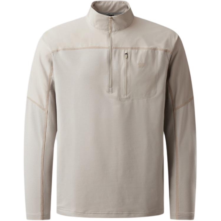 

Рубашка мужская Stand Collar Moderate KOLON SPORT, светло-коричневый