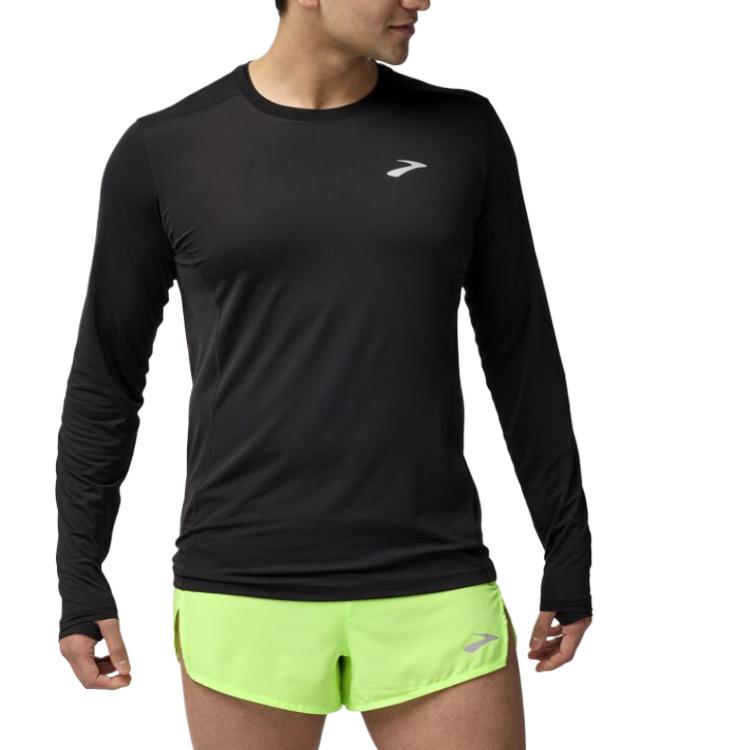 

Brooks Мужская черная футболка Atmosphere, Черный, Brooks Мужская черная футболка Atmosphere