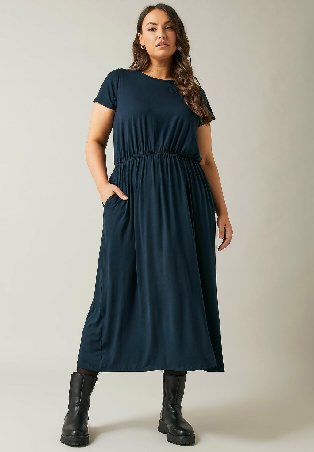 

Платье из джерси SHORT SLEEVE Evans, темно-синий