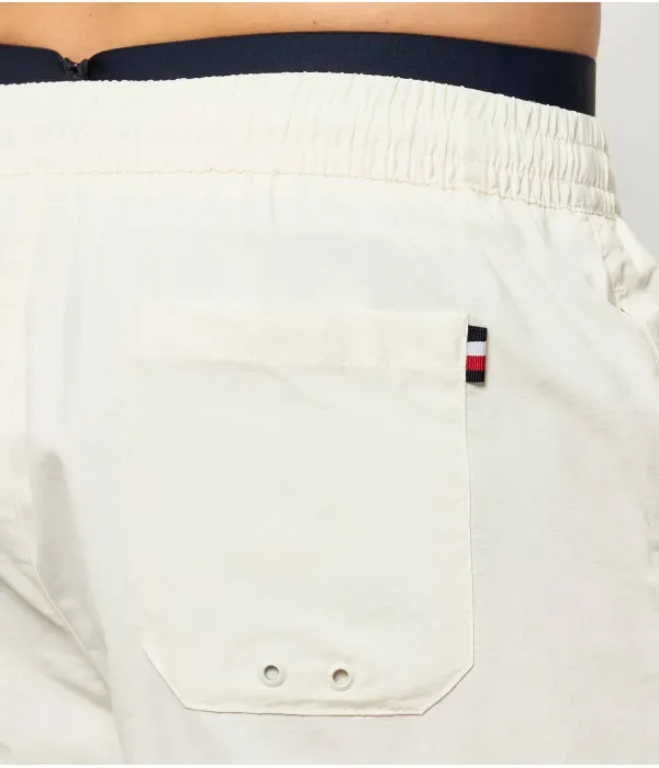 Пляжные шорты regular fit Tommy Hilfiger, экрю — фото 4