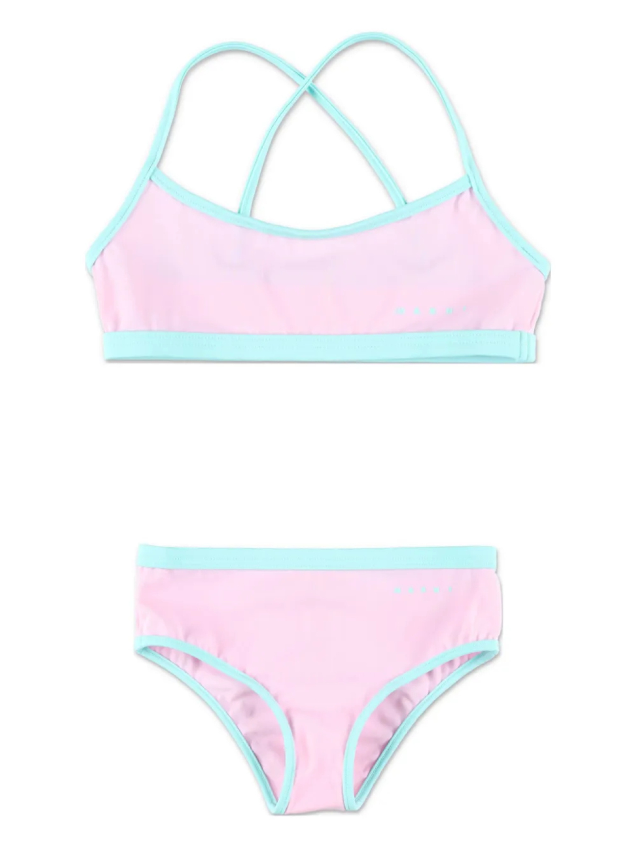 

Комплект бикини с бретельками Marni Kids, розовый