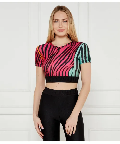 

Блуза Cropped fit Just Cavalli, розовый