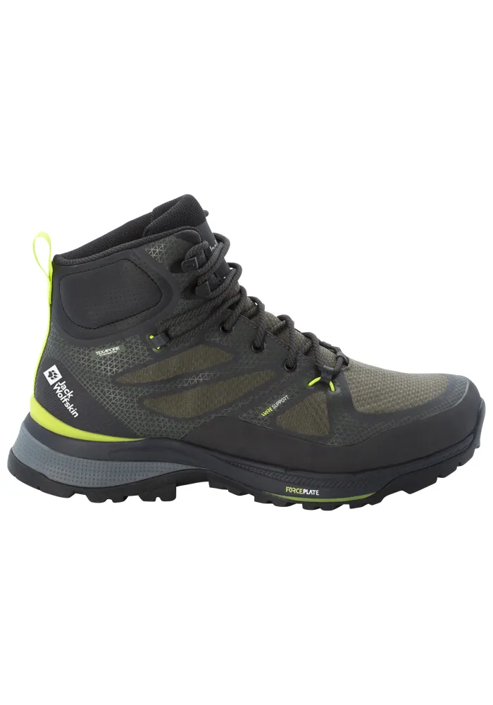 

Кроссовки Jack Wolfskin "FORCE STRIKER TEXAPORE MID M", зеленый