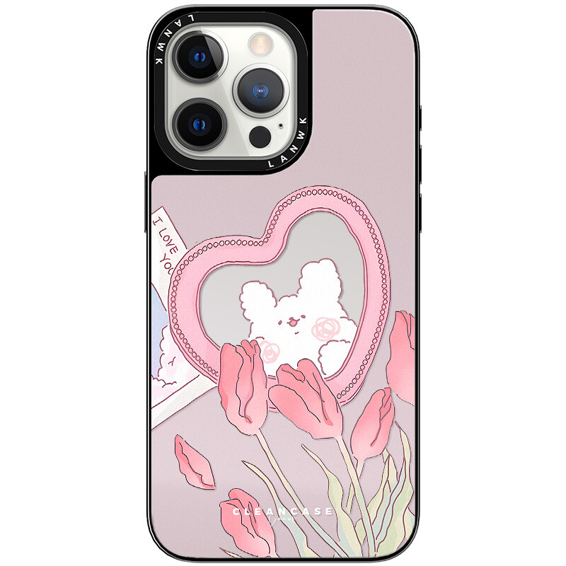 

Чехол для телефона Lanwk, Yu see puppy Magnets black frame mirror