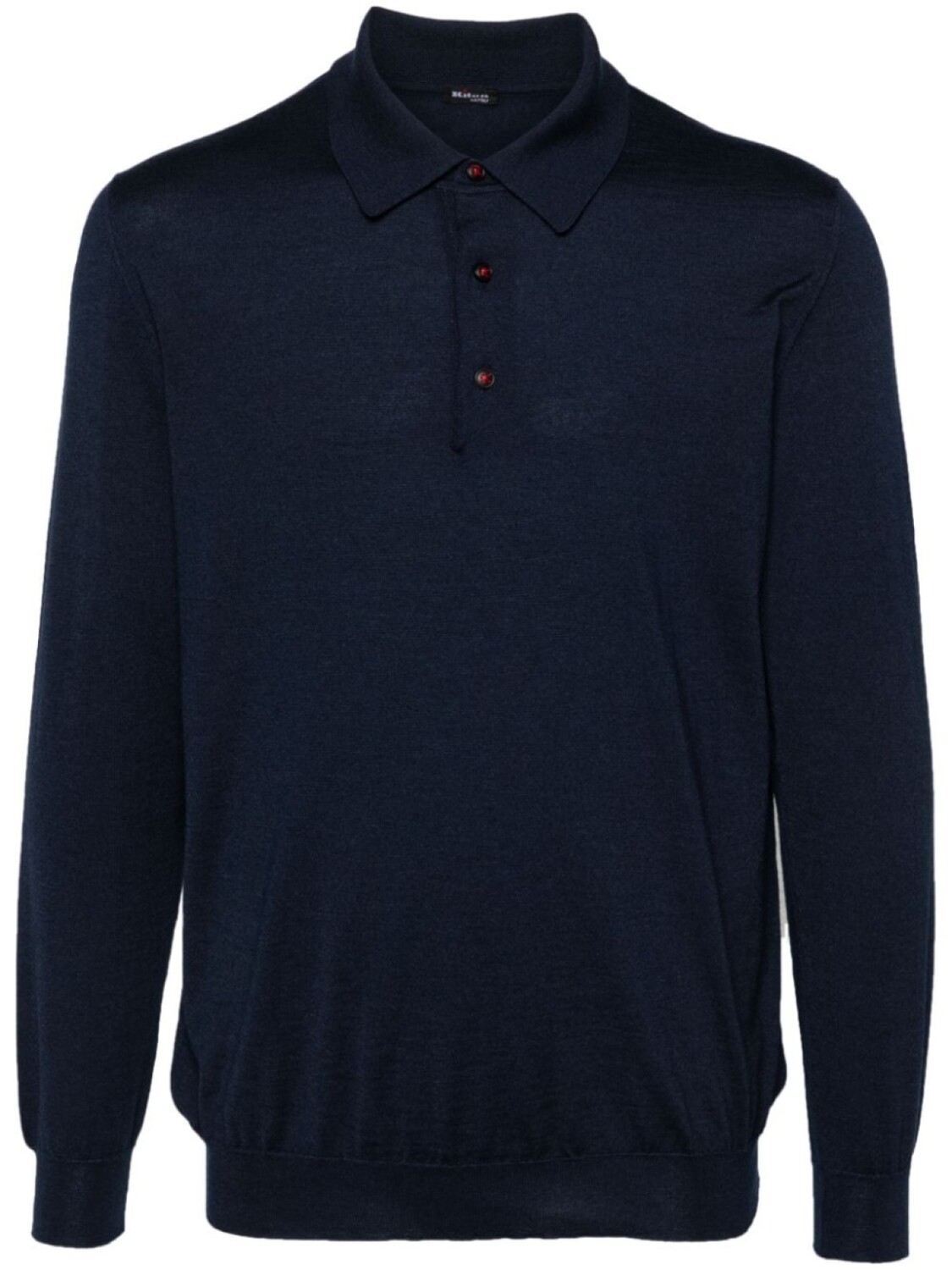 

Kiton рубашка поло тонкой вязки, синий