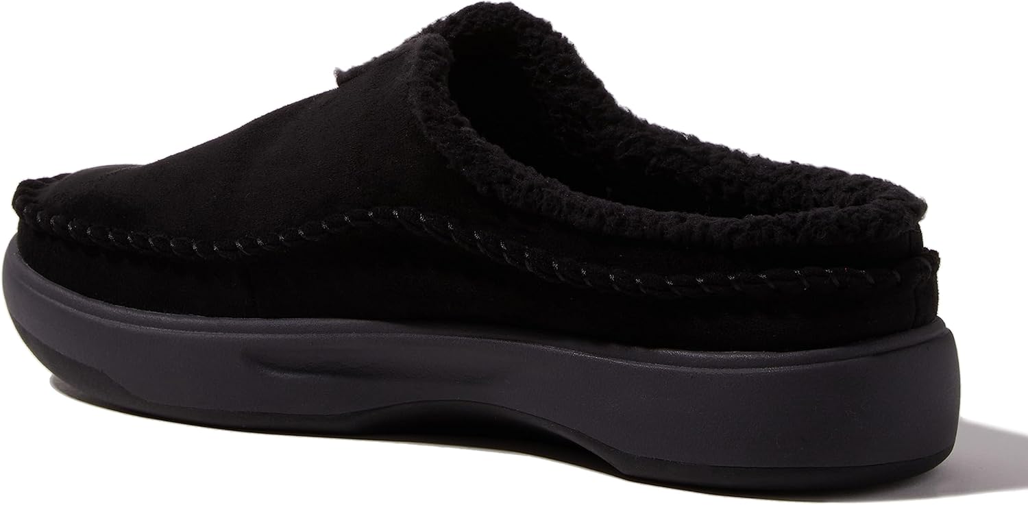 Мужские сабо Dearfoams Elm All Day Comfort с водоотталкивающей защитой, черный — фото 4