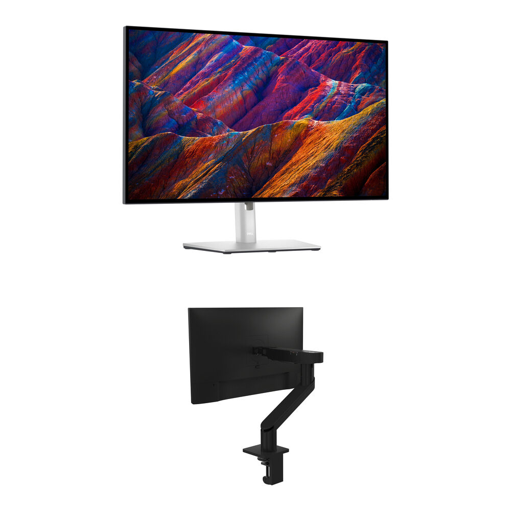 

Монитор Dell U2723QE 27" 16:9 4K UHD HDR IPS и комплект кронштейна для одного монитора MSA20
