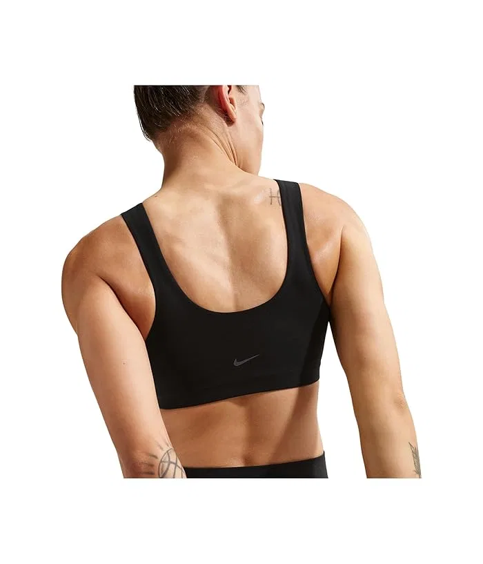 Спортивный бюстгальтер с легкой поддержкой Zenvy Light-Support Nike, Black/Cool Grey — фото 4
