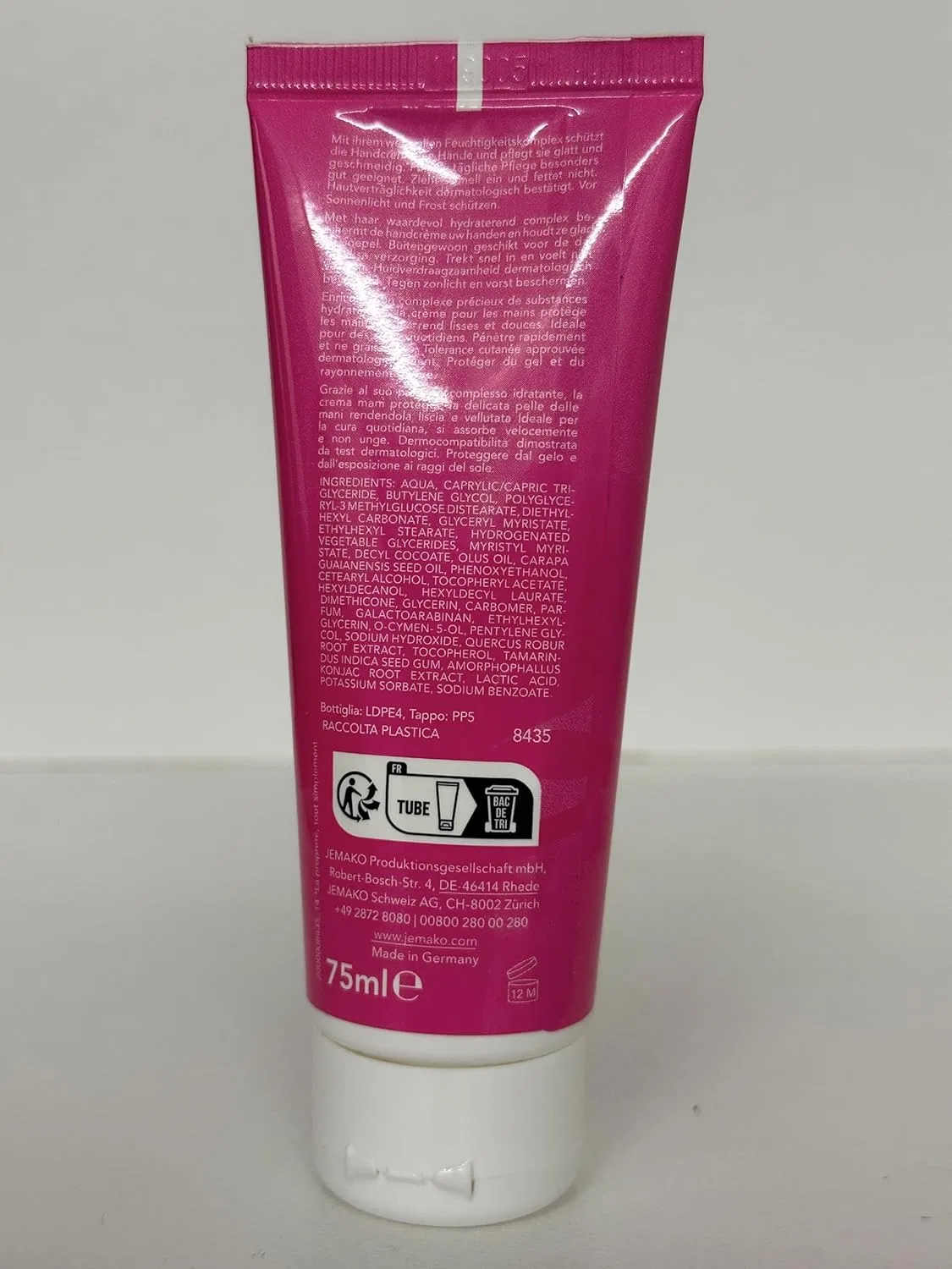 Крем для рук Jemako Hand Care Cream с витамином Е, 75 мл Jemako — фото 2