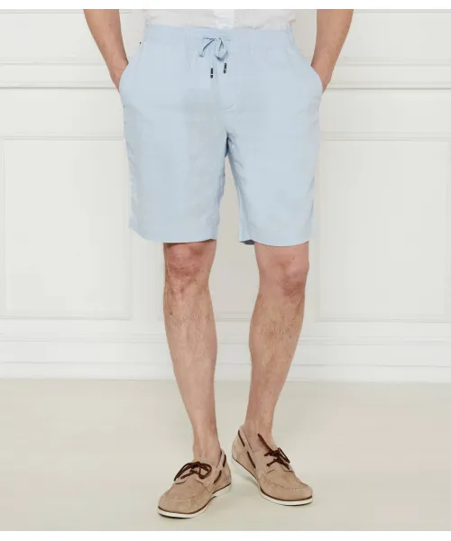 

Льняные шорты Harlem Po Regular fit Tommy Hilfiger, синий