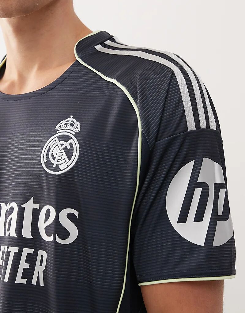 Футболка выездная adidas Football Real Madrid 25/26 черного цвета Adidas Performance — фото 4