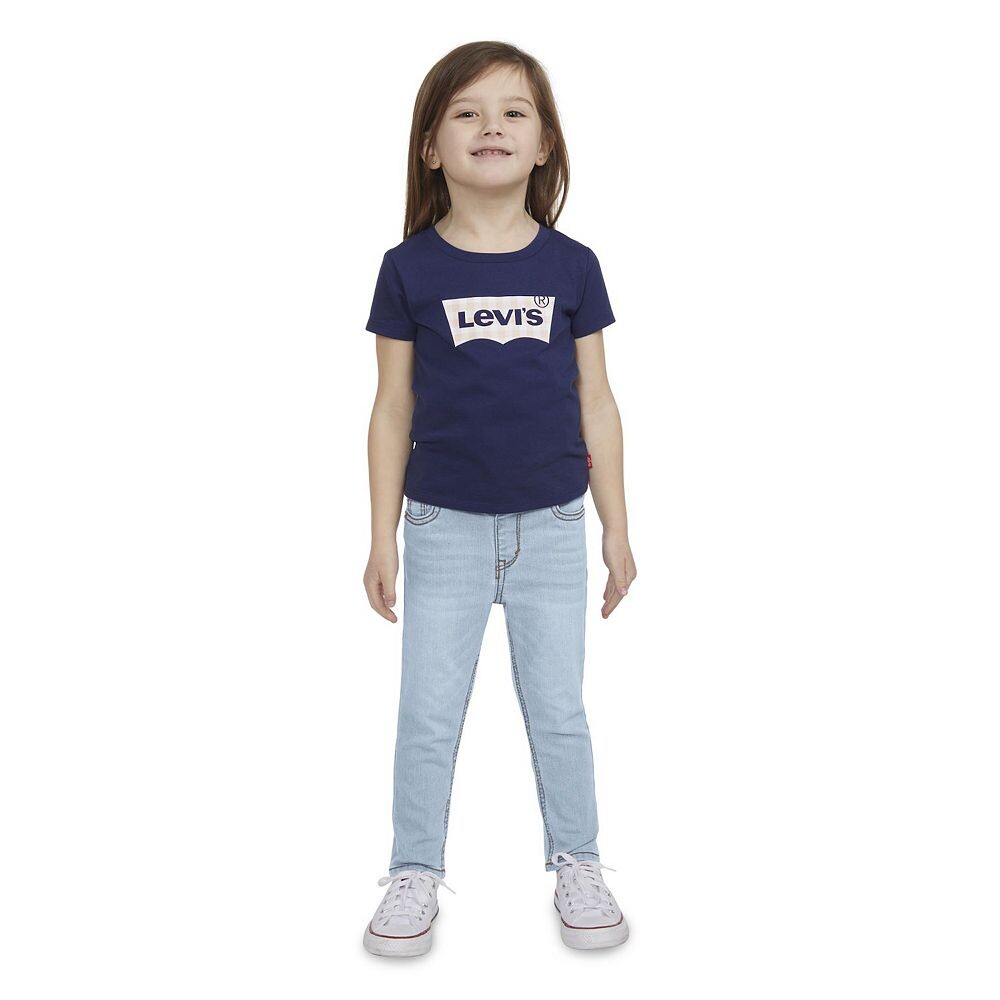Джинсы скинни Murphy Levi's Brandi для малышей и малышей, цвет Light Wash — фото 3