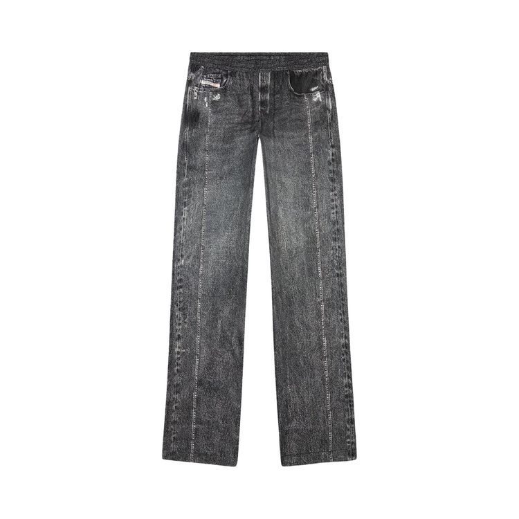 

Брюки Diesel P-Alston Fluid Printed Trousers 'Grey', серый