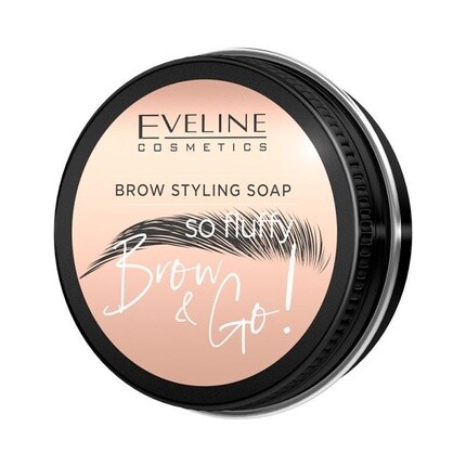 Мыло для укладки бровей Eveline Brow & Go с эффектом естественной пушистости, 25 г — новинка, Eveline Cosmetics — фото 2