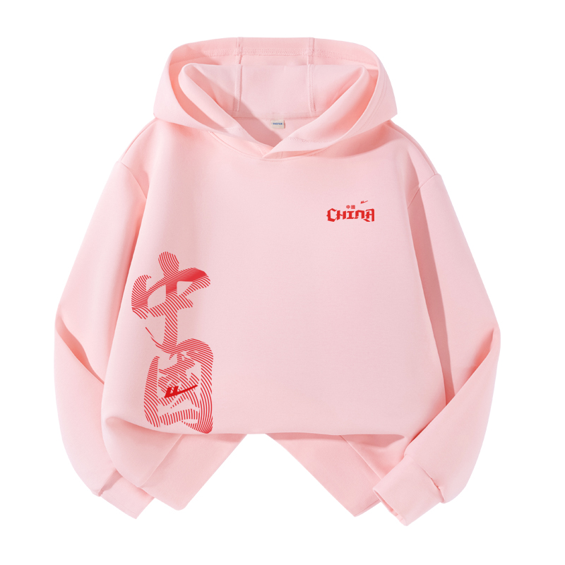 

Детский худи WARRIOR, розовый/h line china right bottom+h красный china k