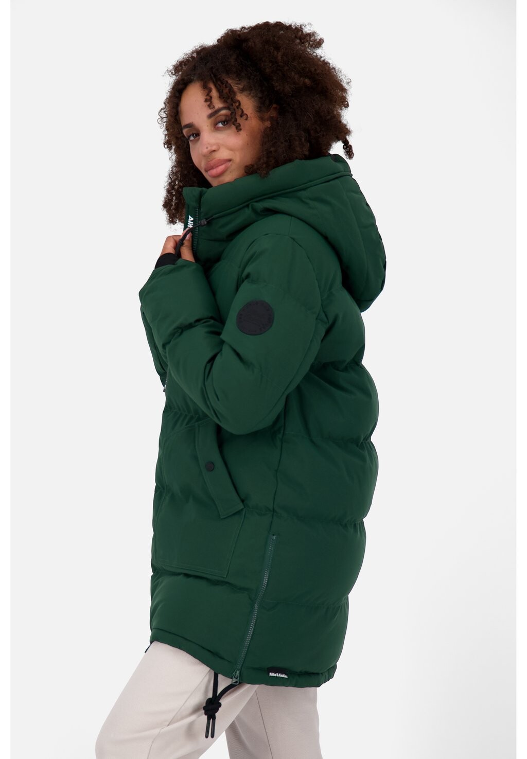 

Зимнее пальто CATHYAK PUFFER STEPP alife & kickin, зеленый