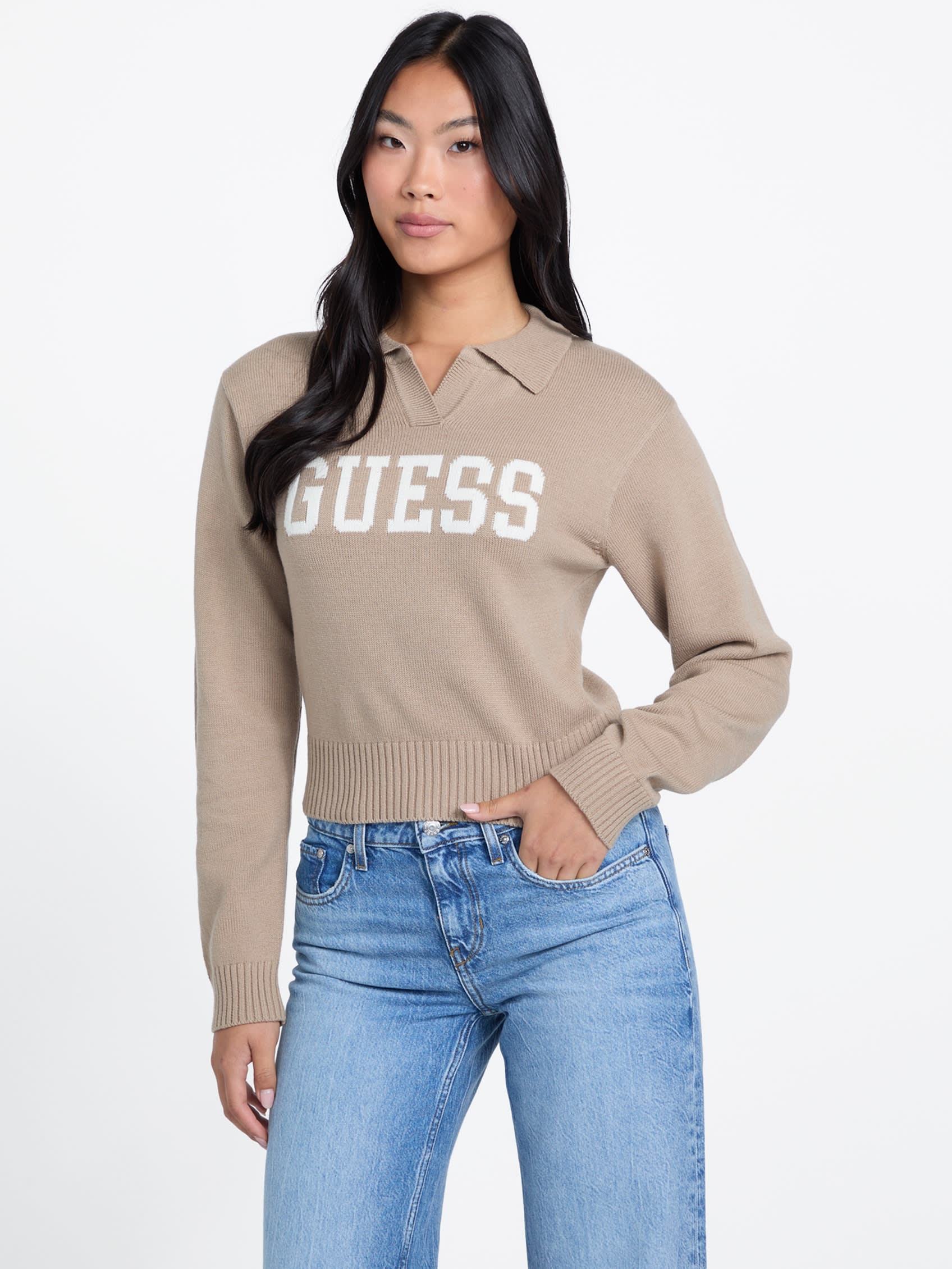 

Bella Свитер Polo Guess Factory, Velvet Taupe