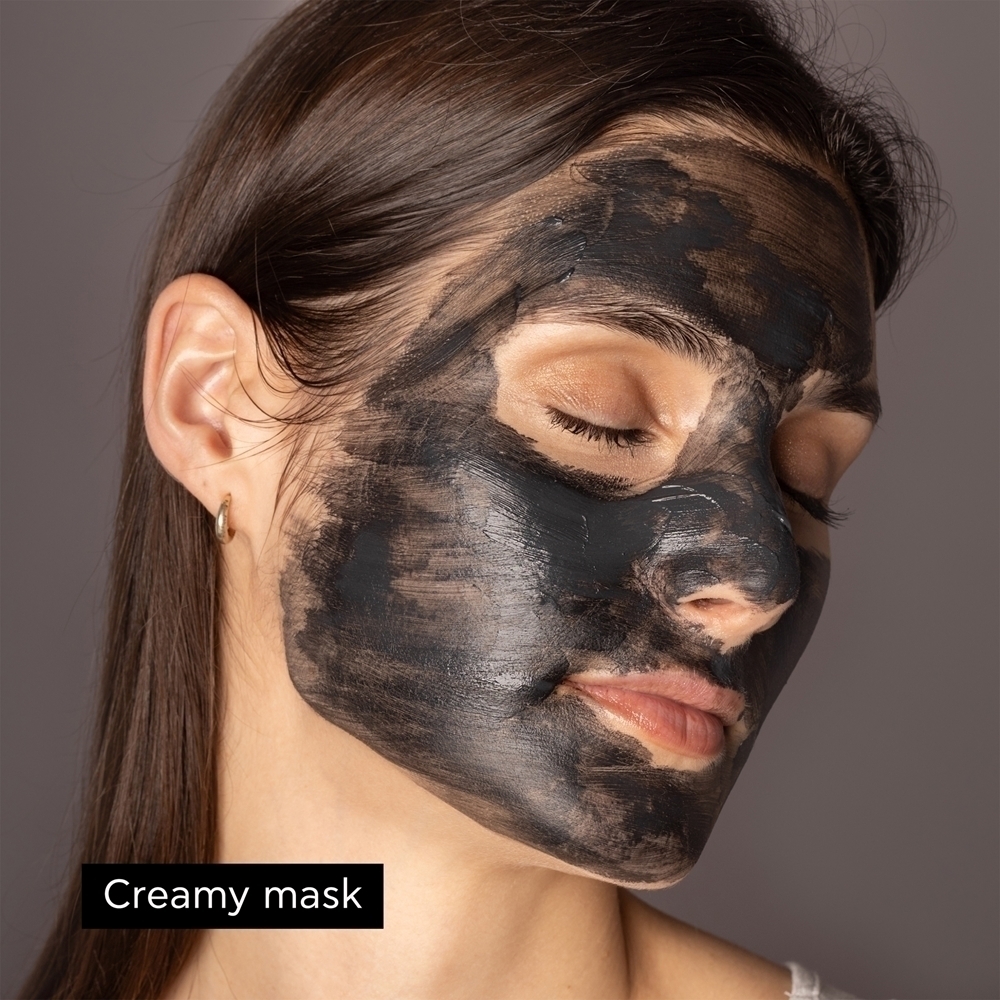 Маска для лица Apivita — Очищающая Express Beauty с прополисом и черной очищающей маской для жирной кожи , ×, 8 мл — фото 4