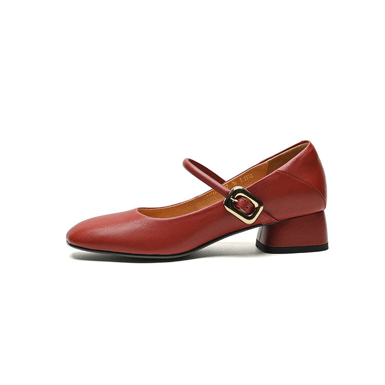 

Туфли Мэри Джейн женские Quicheshoes, цвет Burgundy