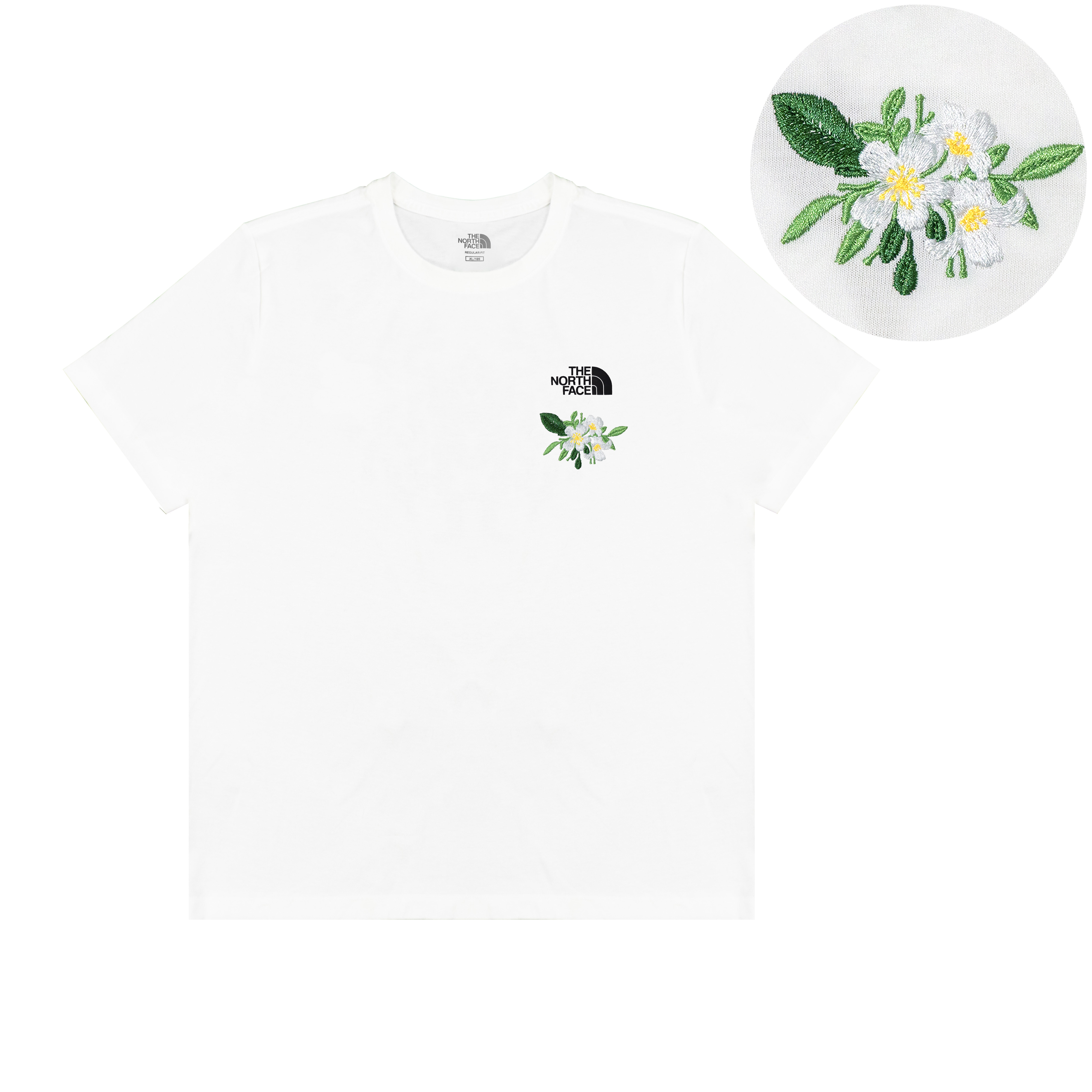 

THE NORTH FACE Необычная футболка Gorpcore с короткими рукавами, Unisex, белая