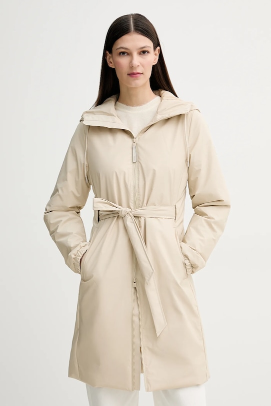 

Куртка Lohja Long Insulated Curve Jacket W3T0 Rains, бежевый