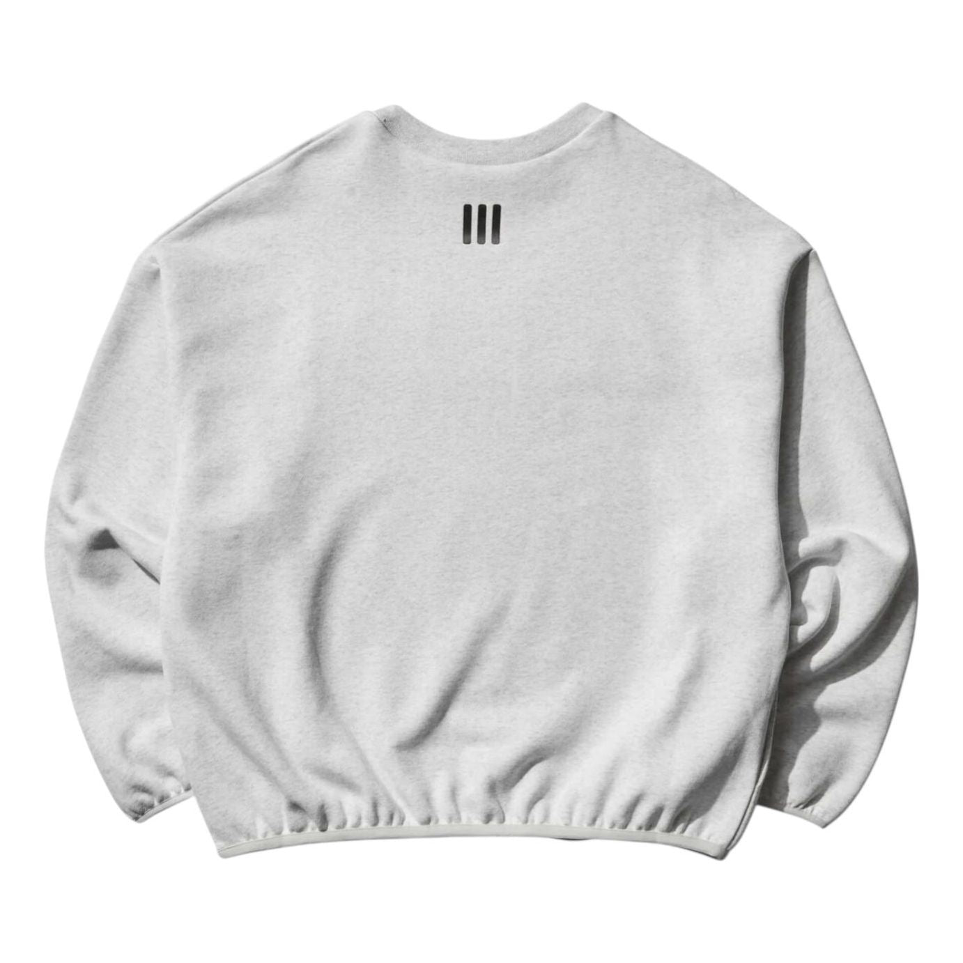 Свитер adidas x Fear of God Athletics Fleece Crewneck Sweatshirt 'Light Grey Heather' — фото 2