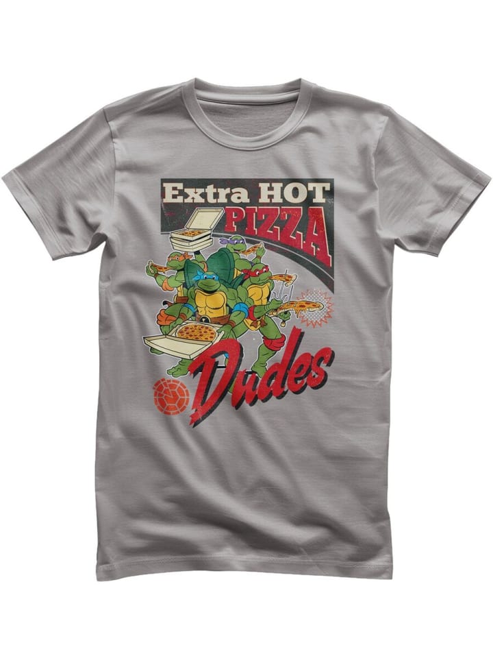 

Футболка Extra Hot Pizza Dudes T-Shirt серого цвета Teenage Mutant Ninja Turtles, Серый, Футболка Extra Hot Pizza Dudes T-Shirt серого цвета Teenage Mutant Ninja Turtles