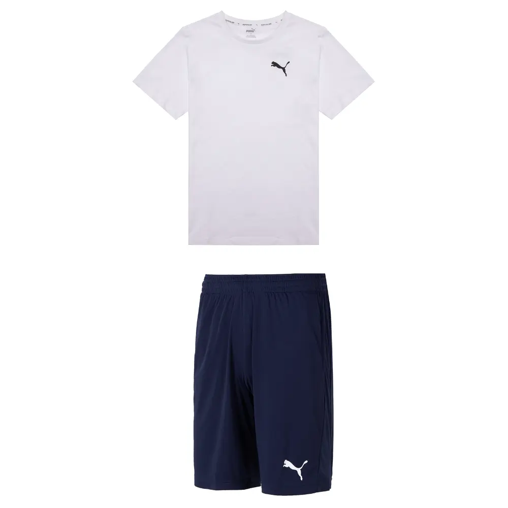 

Повседневная спортивная одежда для мужчин белого и синего цвета Puma, синий