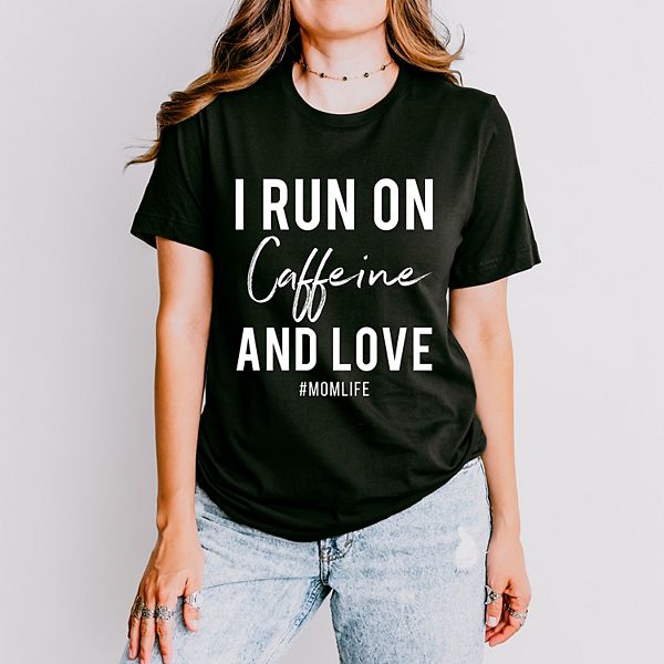 

Футболка с коротким рукавом I run on caffeine and love Simply Sage Market, Black, Черный, Футболка с коротким рукавом I run on caffeine and love Simply Sage Market, Black