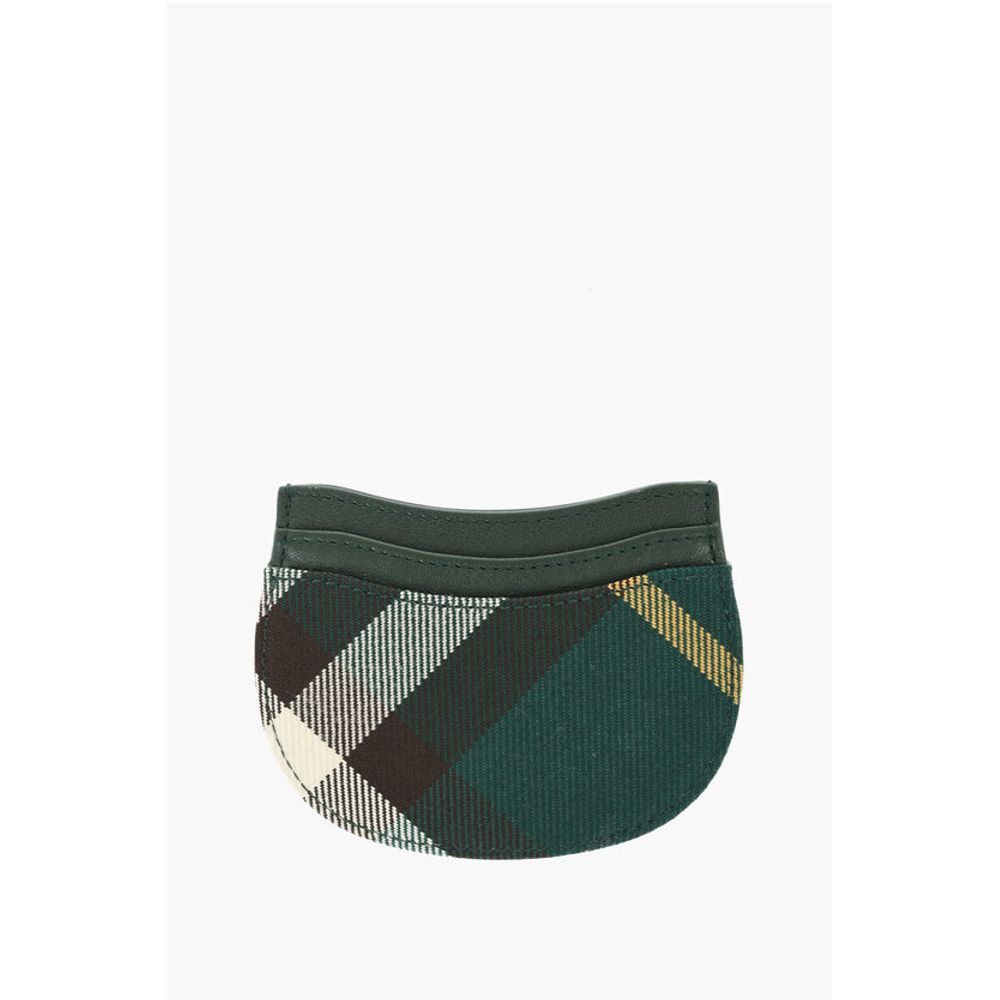 

Визитница из кожи и ткани ROCKING HORSE Burberry, Green