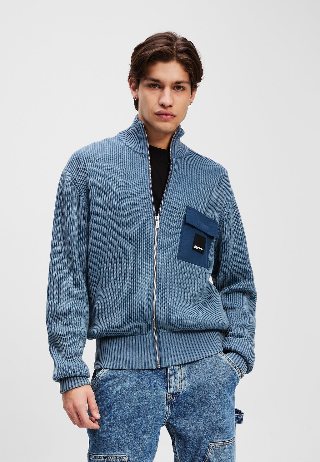 

Кардиган KARL LAGERFELD JEANS, темно-синий