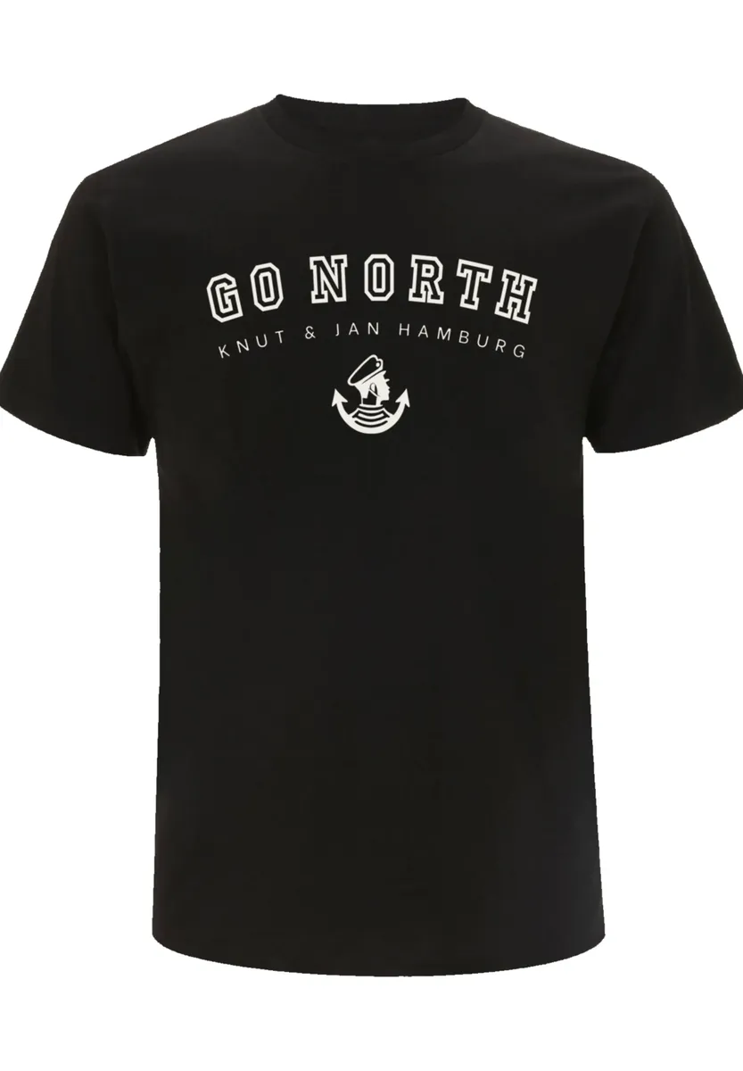 

F4NT4STIC Футболка "Go North", принт, черный