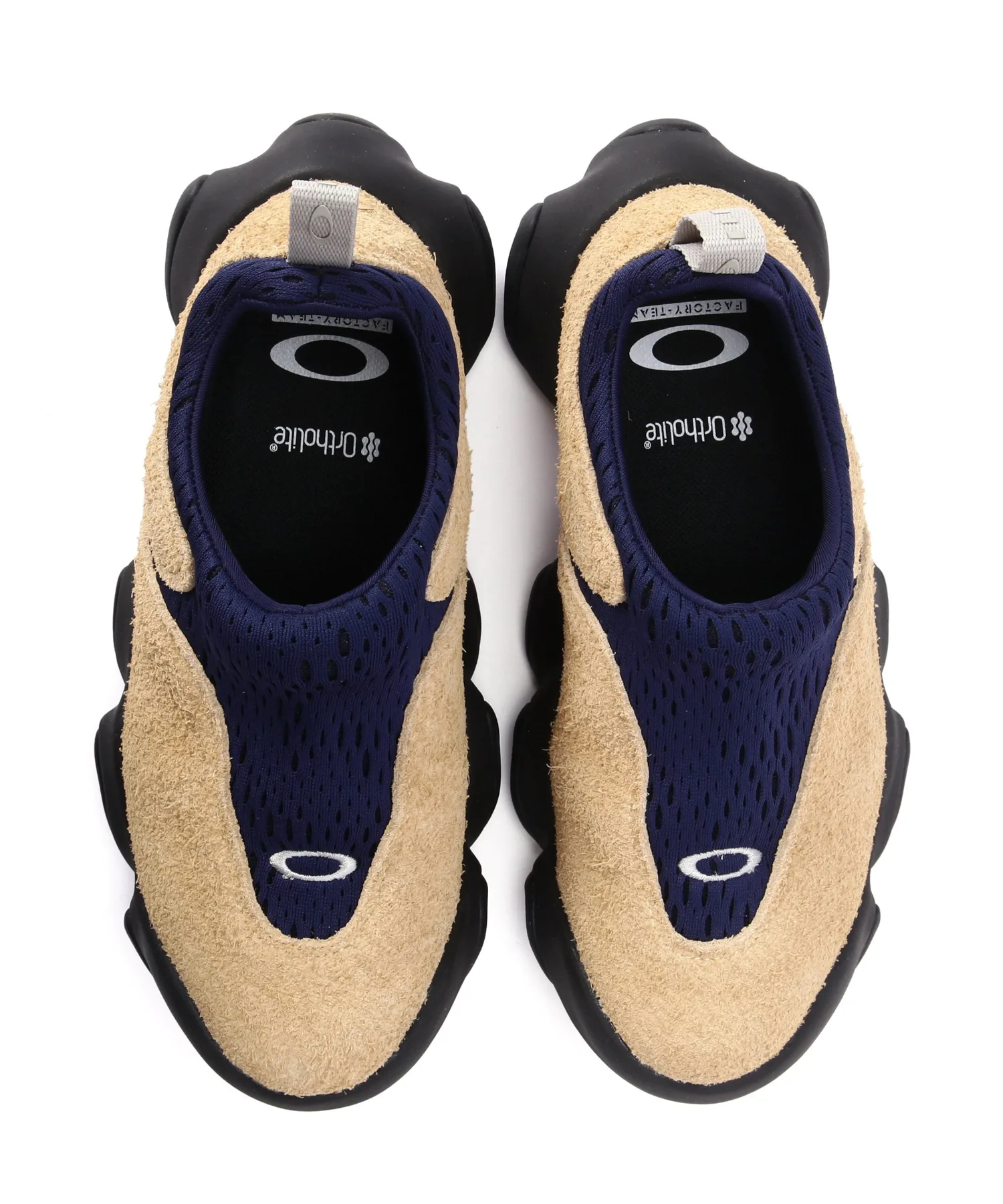 Кроссовки Oakley Factory Team Hairy Suede Flesh Beaver, Sand 4 — фото 2