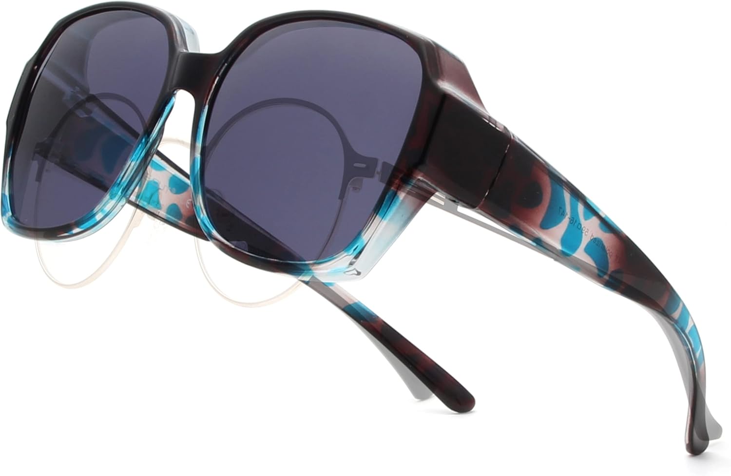 

Солнцезащитные очки BLUE CUT с поляризованными линзами, накладные поверх обычных очков для вождения, солнцезащитные очки с защитой от солнца, накладные поверх очков с диоптриями, Blue