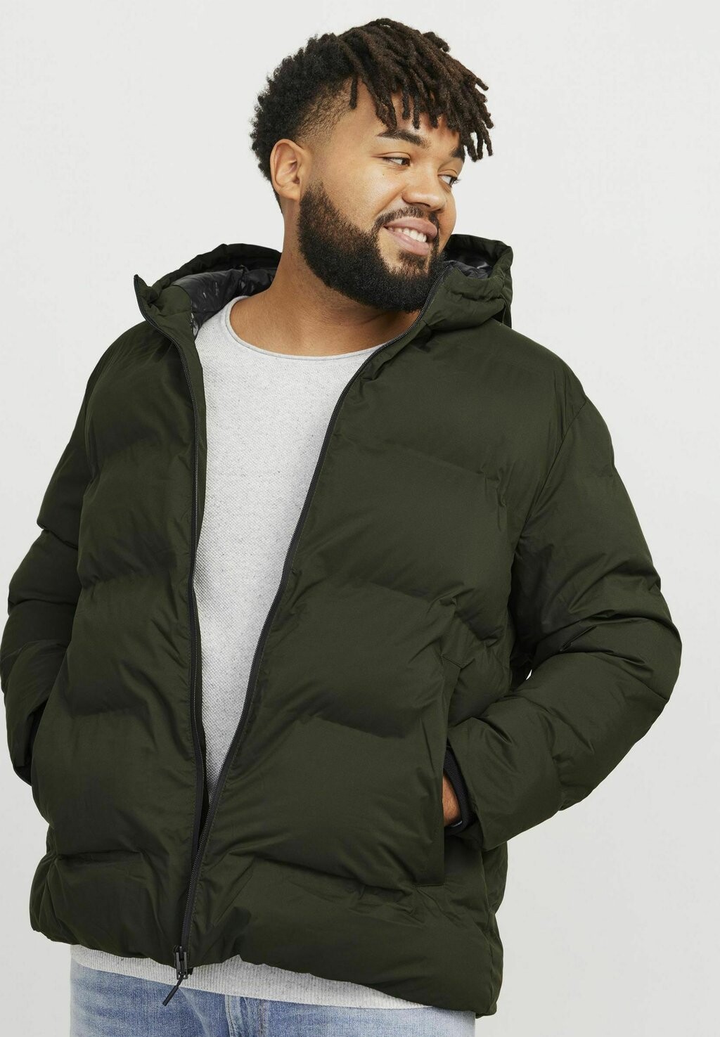 

Зимняя куртка Jack & Jones, оливковый