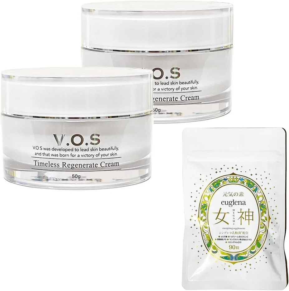 Набор для ухода за кожей Eucklena Goddess Set + VOS TR Cream, 2 крема, 50 г, белый