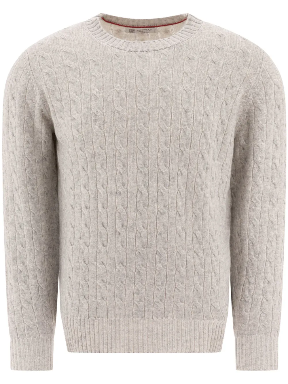 

Свитер фактурной вязки Brunello Cucinelli, нейтральный