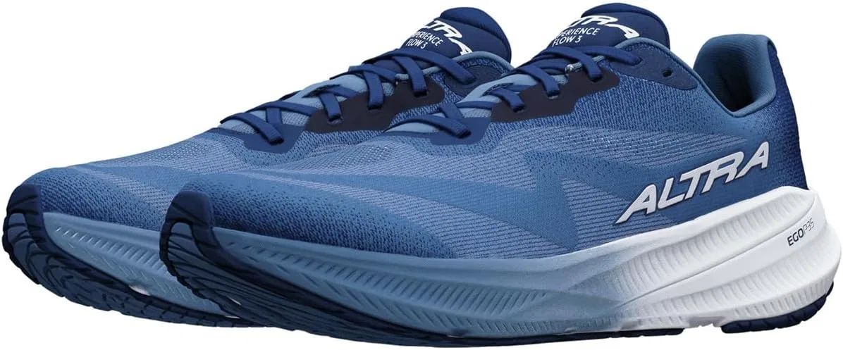 Мужские беговые кроссовки ALTRA Experience Flow 3 для бега по шоссе, 2-Navy Light Blue — фото 3