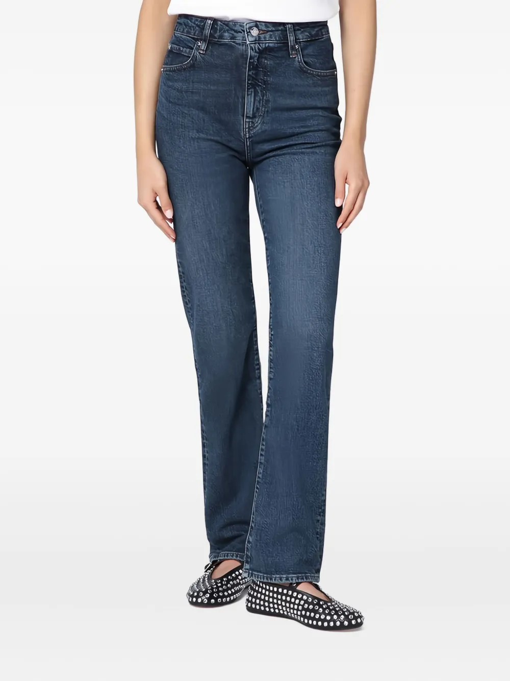 

Джинсы прямого кроя FRAME, синий