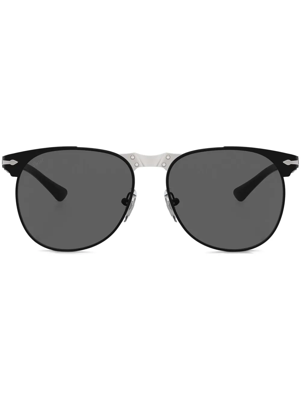 

Солнцезащитные очки в круглой оправе Persol, черный