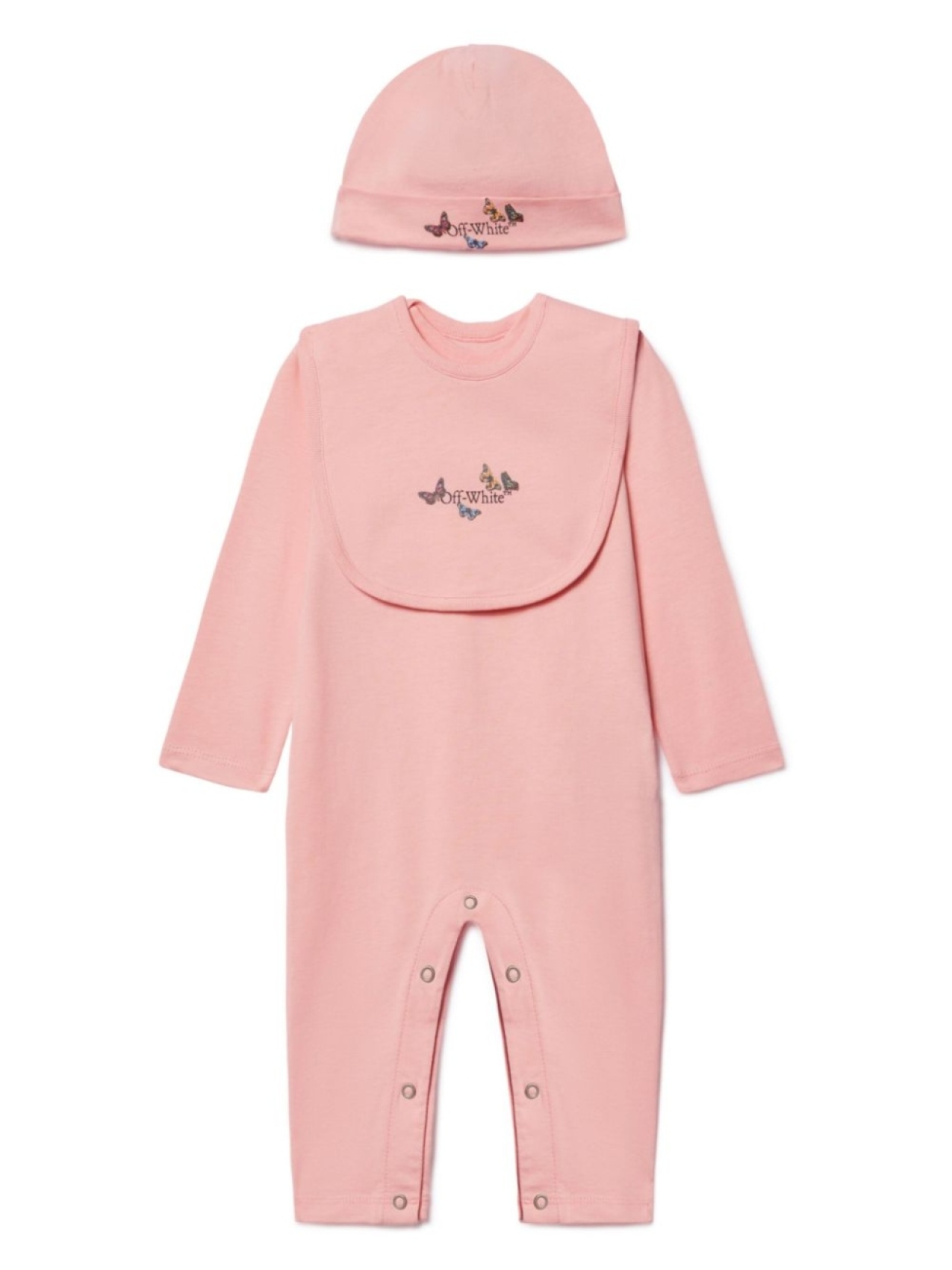 

Off-White Kids комплект Bookish Butterfly из трех предметов, розовый