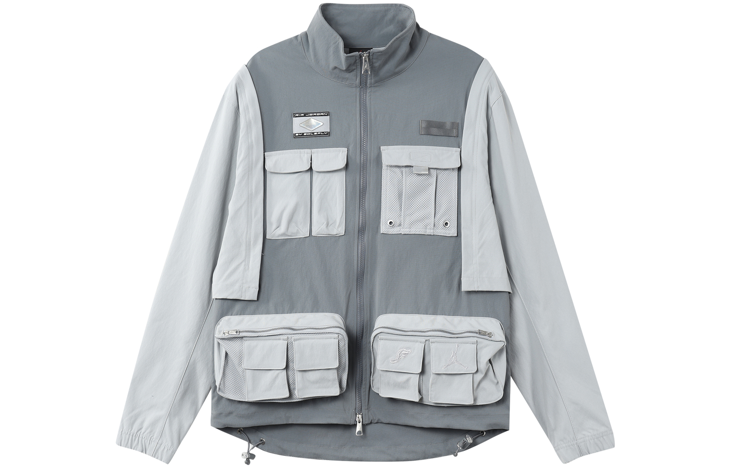 

Jordan Куртка мужская светло-дымчато-серая азиатская версия, Light Smoke Gray