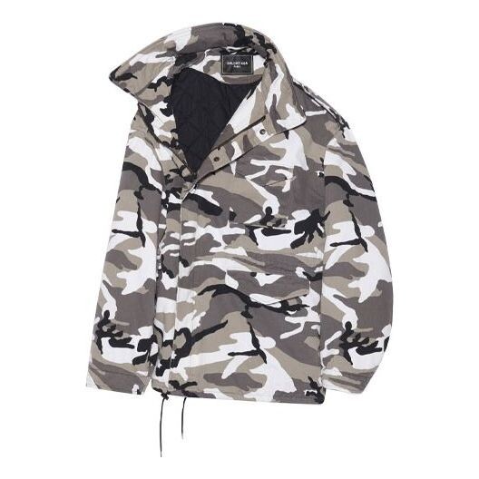

Куртка Men's Balenciaga FW21 Off-Shoulder Jacket Gray, серый