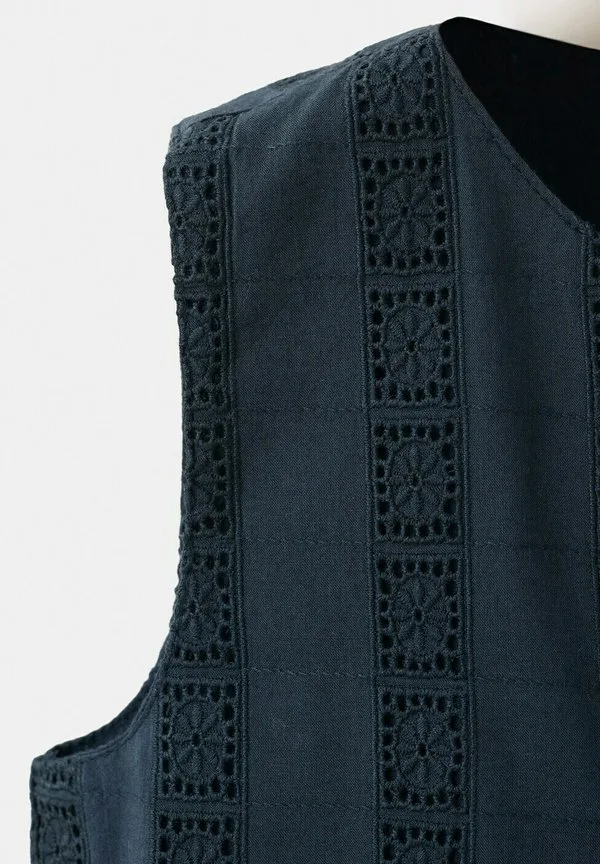 Детский жилет Mango Kids, Blue — фото 3