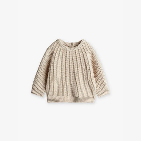 

Вязаный шерстяной джемпер 4-36 месяцев H&M Adorables, белый