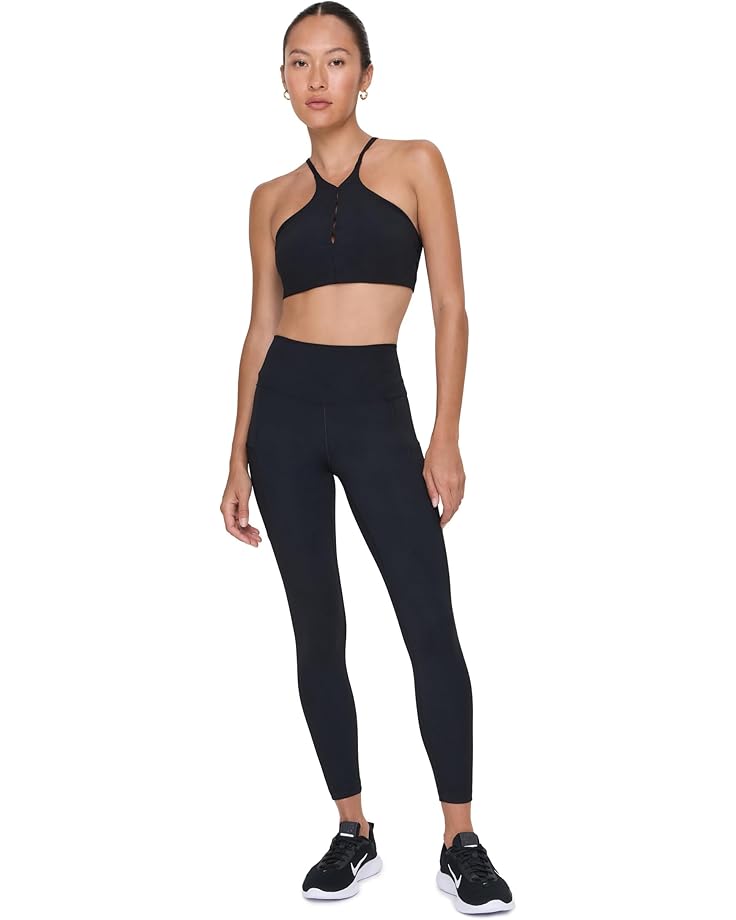 

Бюстгальтер Nike One Keyhole High-Neck Padded Light Support Bra, цвет Black/Jcg