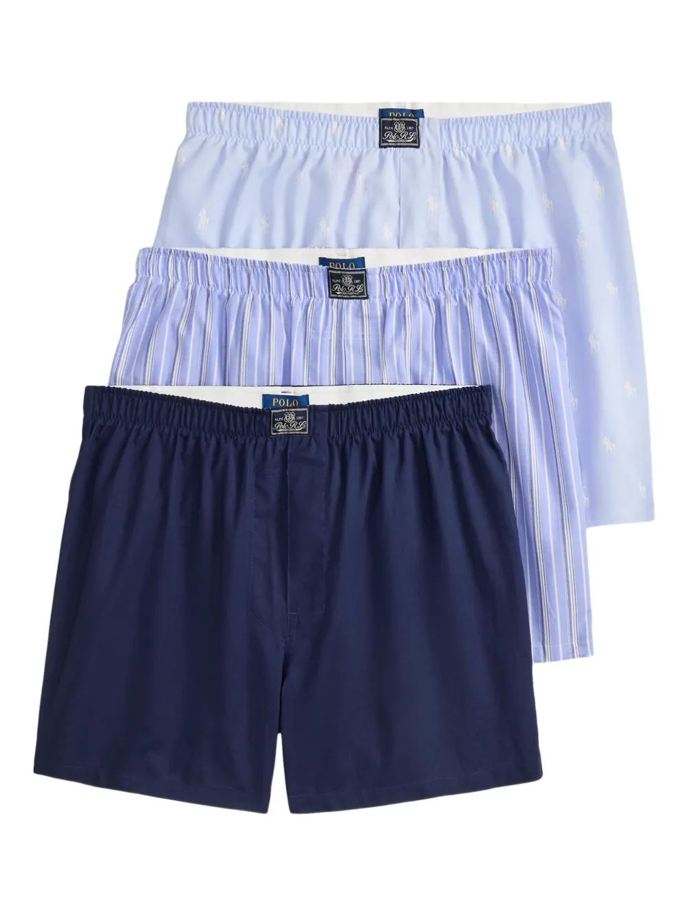 

Комплект из трех боксеров POLO RALPH LAUREN, синий