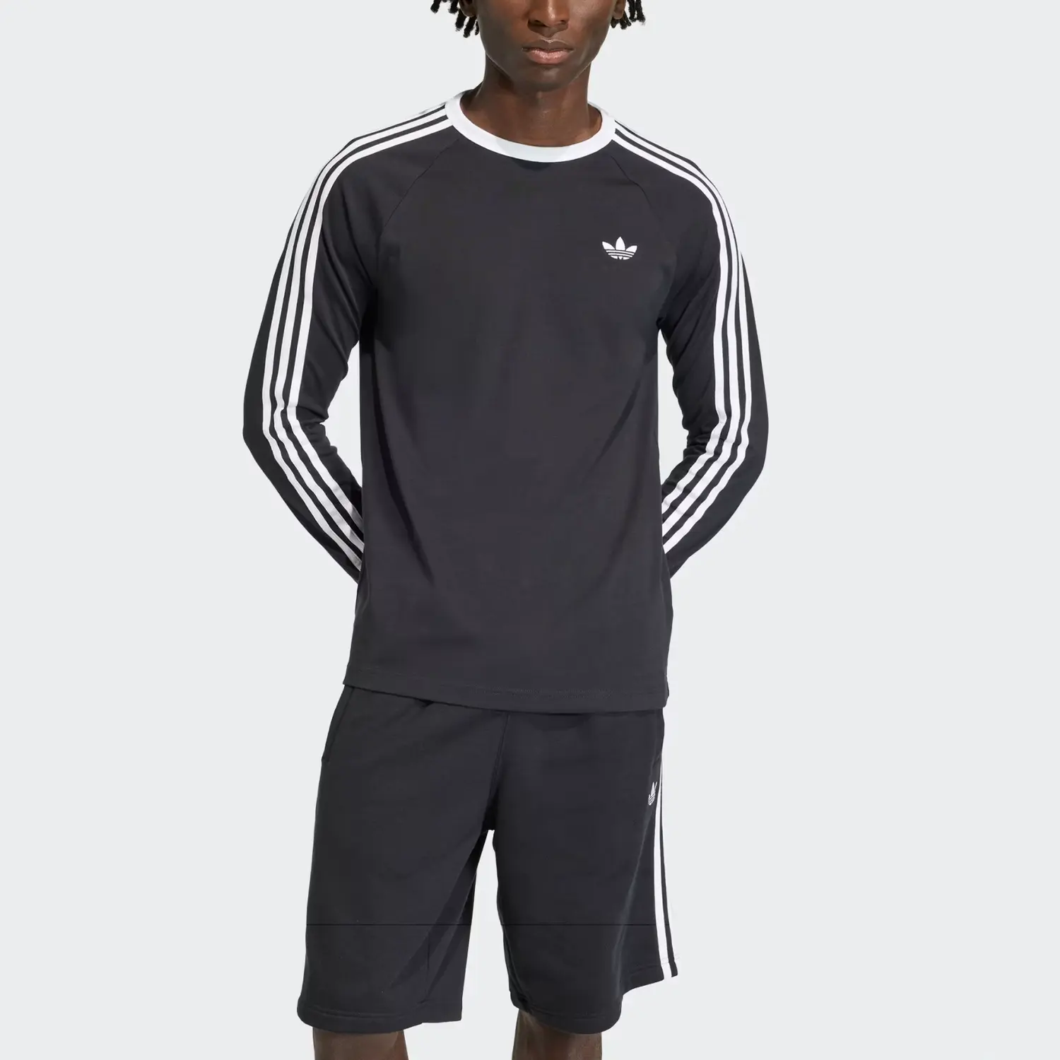 Футболка мужская 3 Stripes FW25 Adidas Originals, черный — фото 3