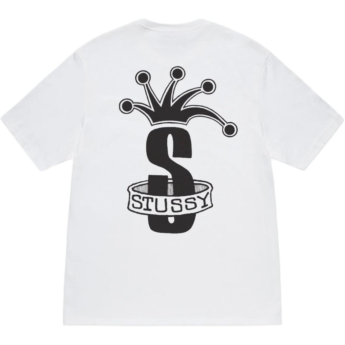 

Футболка Crown Band Stussy, белая