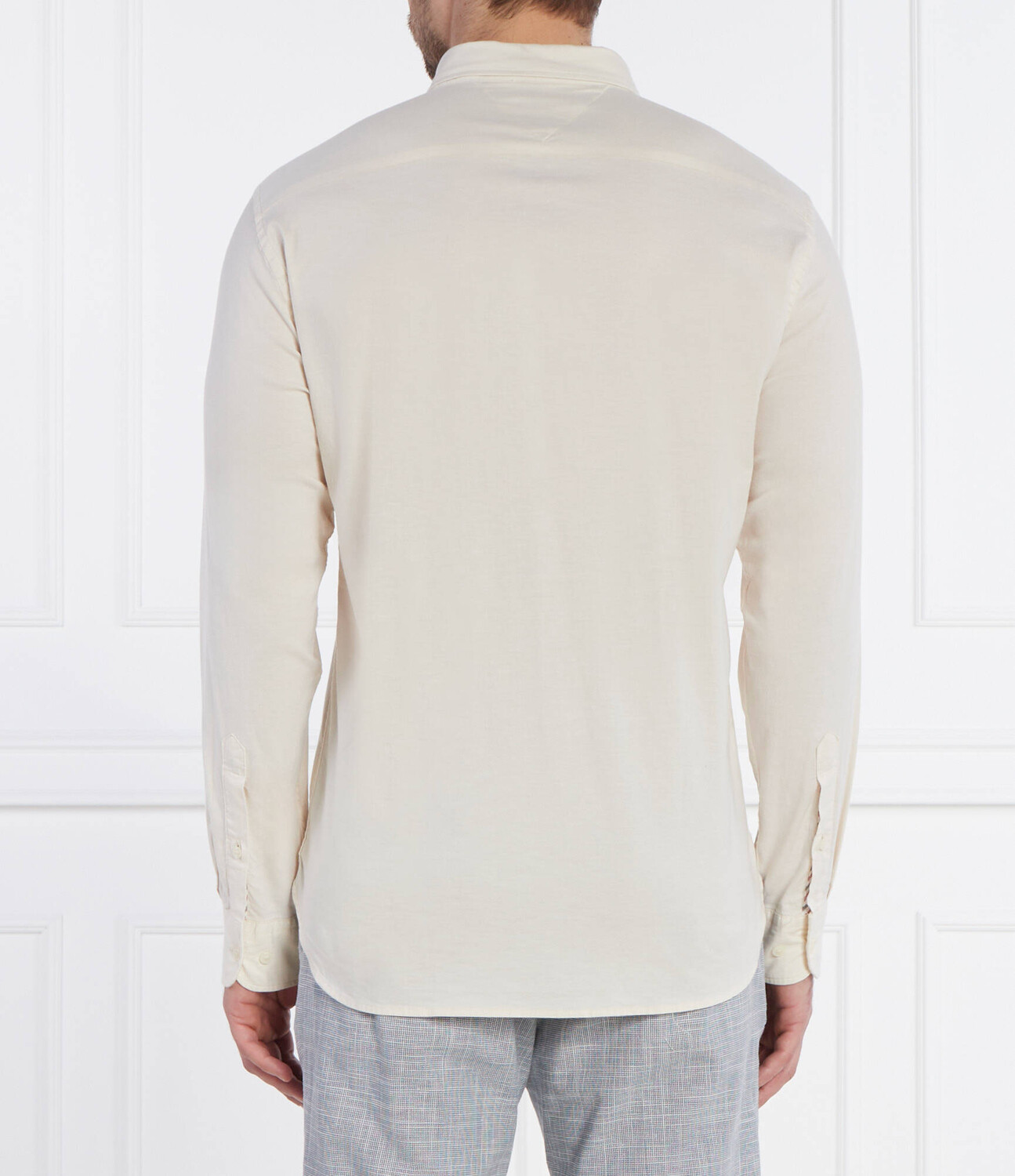 Рубашка Tommy Hilfiger 1985 FLEX OXFORD RF SHIRT Regular Fit, экрю — фото 4